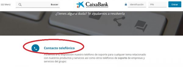 Teléfono la Caixa 